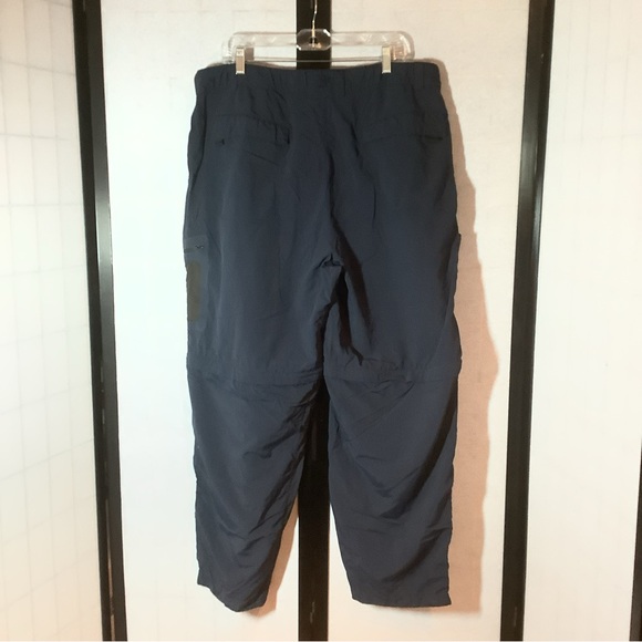 THREE FORKS RANCH Men XL Blue 100% Nylon Convertible Outdoor Hiking Pants - Picture 4 of 10